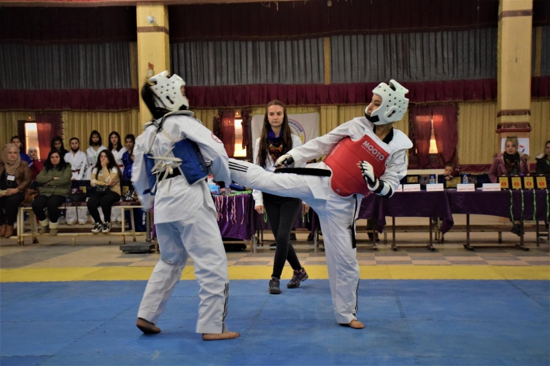 Команда «Рож» победила в женском турнире по тхэквондо в регионе Джизре