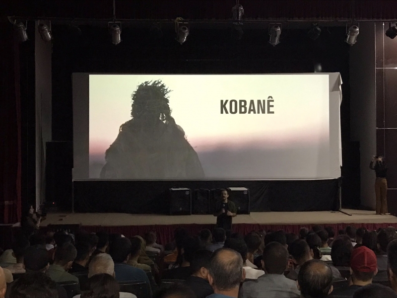 Солидарность с сопротивлением Рожхилата на показе фильма «Кобани»